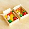 Child Kitchen Wood Vegetables Toy